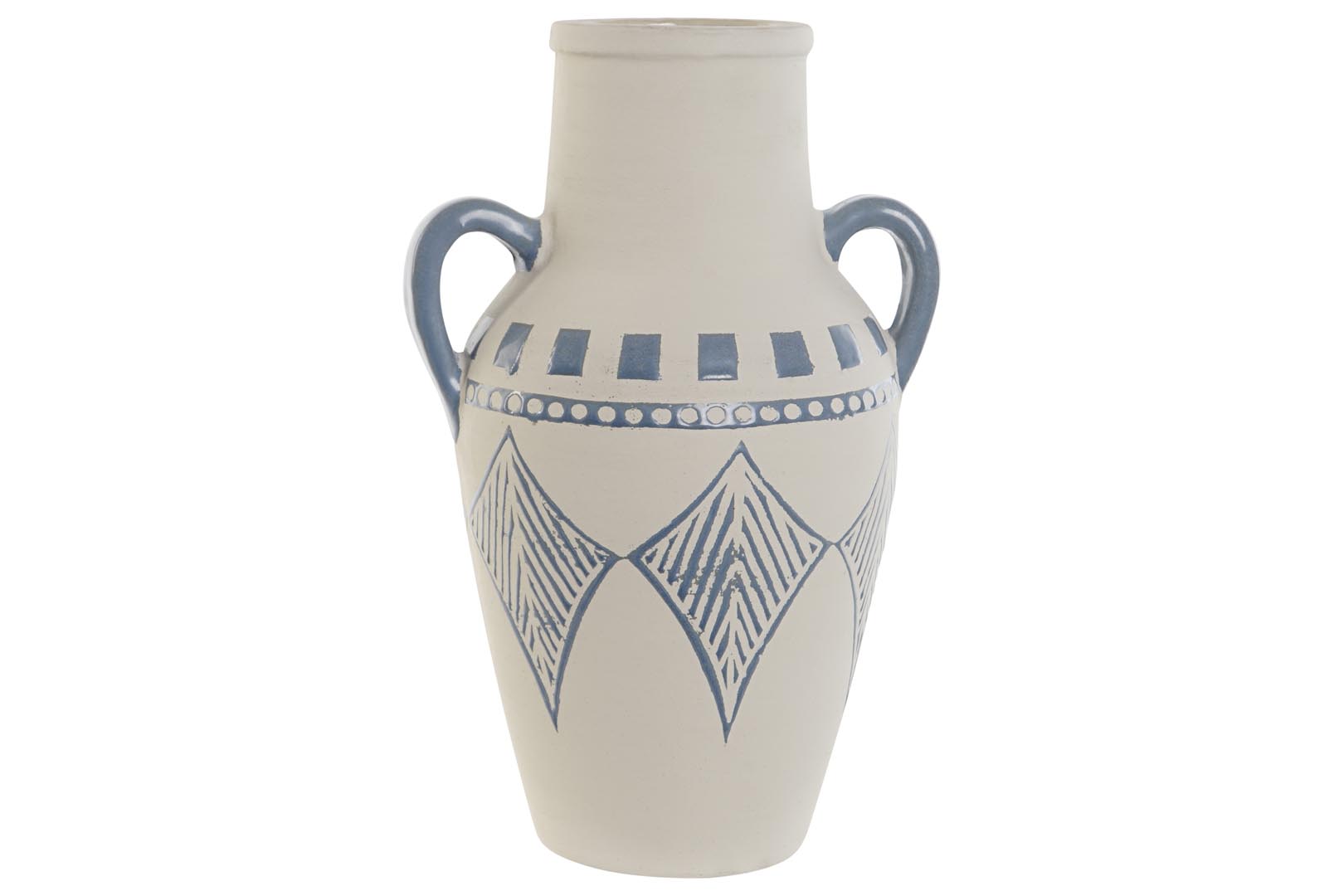 Dekodonia JARRÓN CERÁMICA RUGOSA ALTO