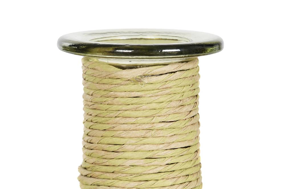 Dekodonia JARRÓN CRISTAL RECICLADO ÁMBAR