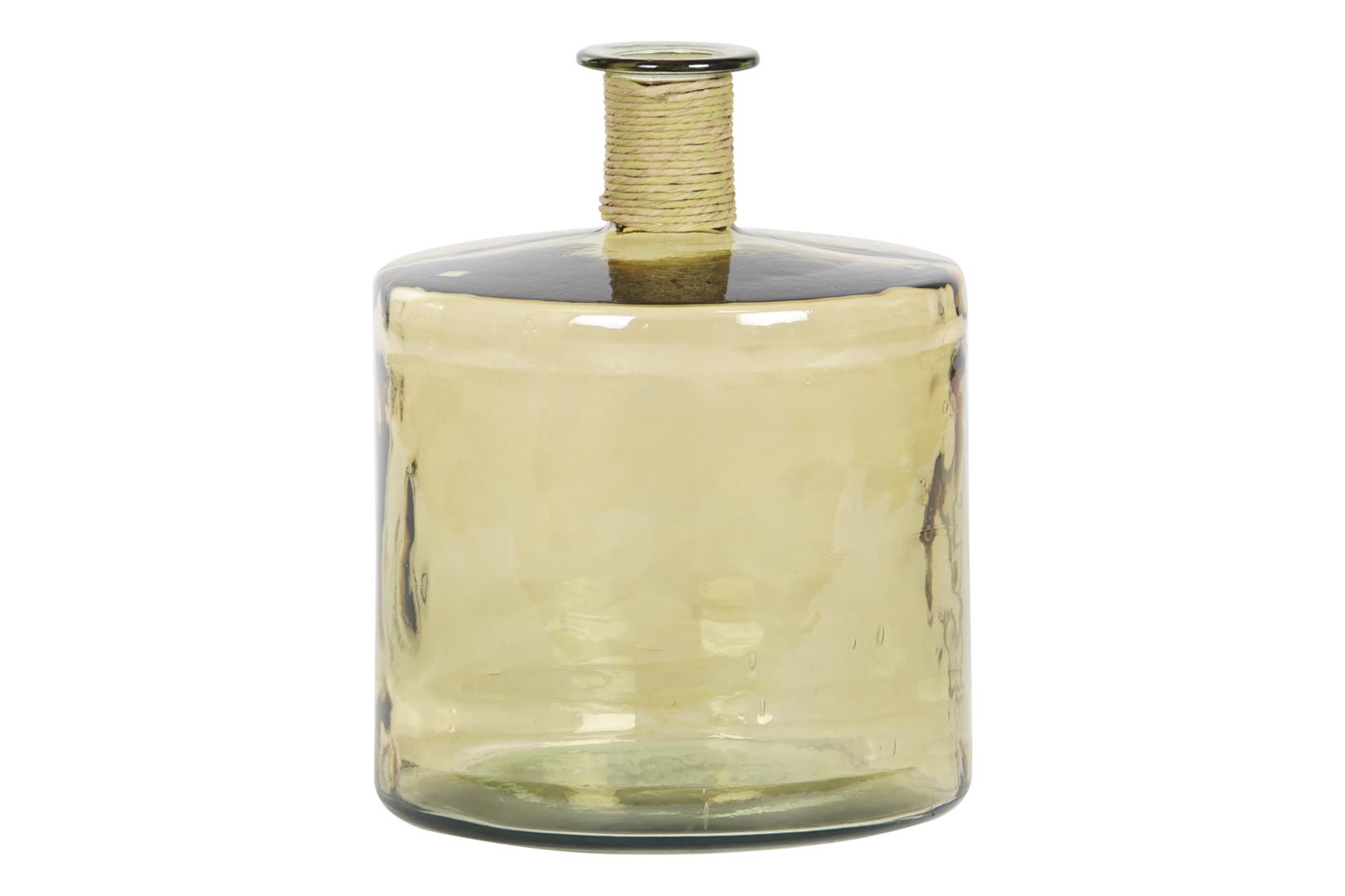 Dekodonia JARRÓN CRISTAL RECICLADO ÁMBAR