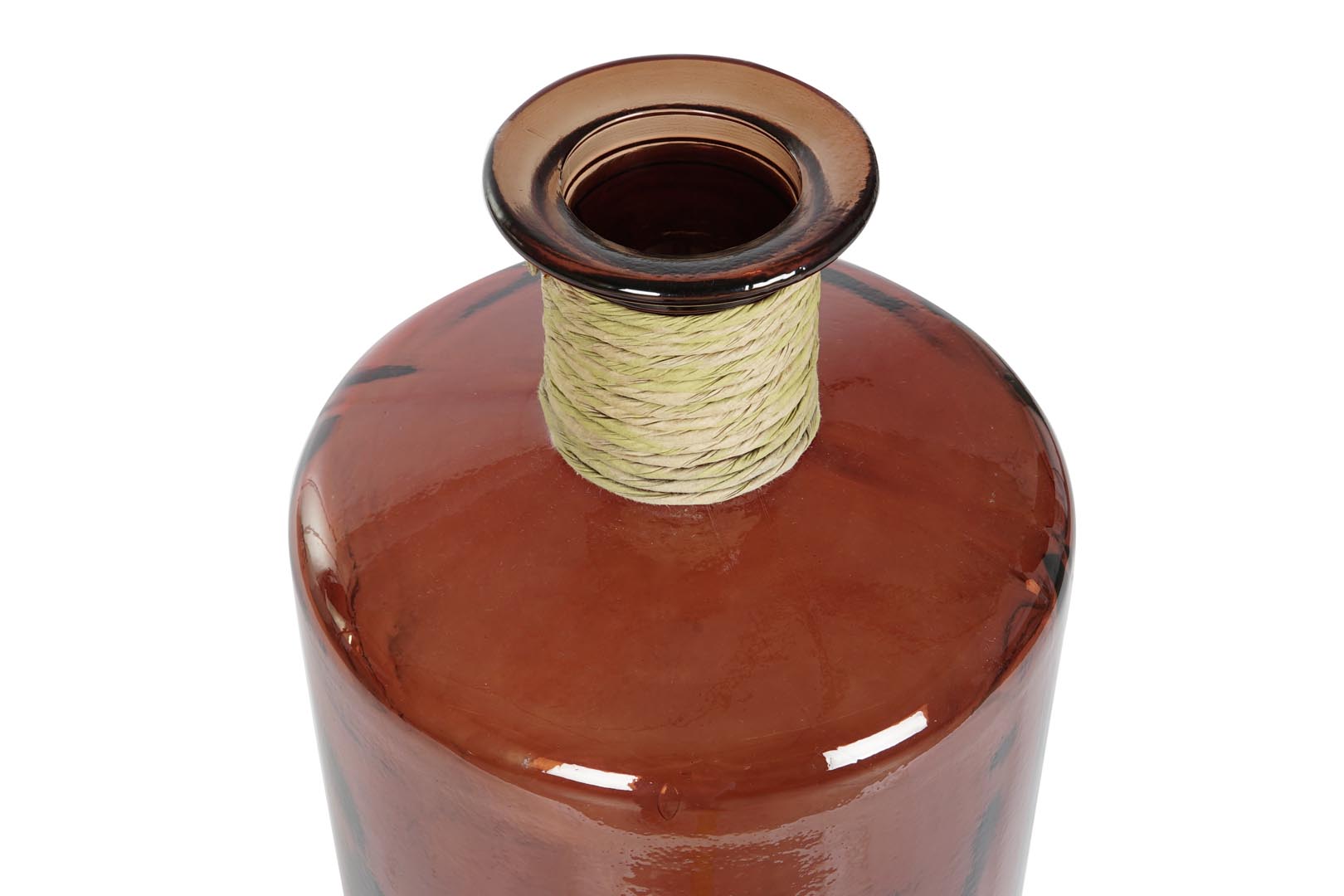 Dekodonia JARRÓN CRISTAL RECICLADO TERRACOTA