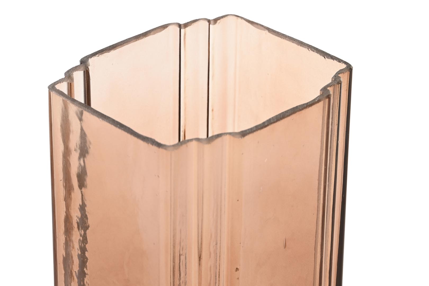 Dekodonia JARRÓN CRISTAL TERRACOTA BAJO