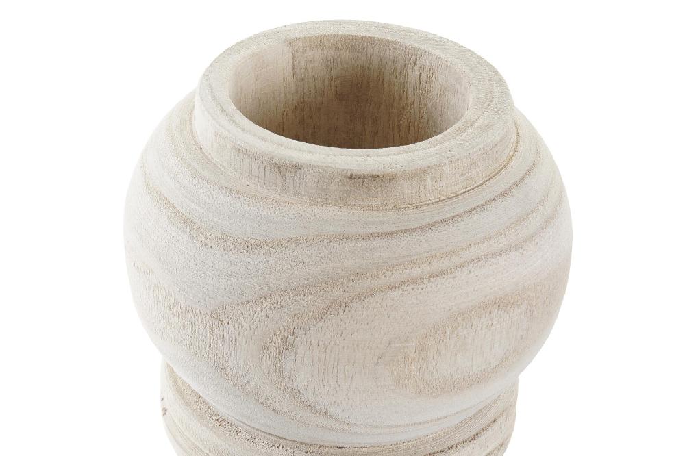Dekodonia Jarron Paulownia 12x12x26 Natural Marron