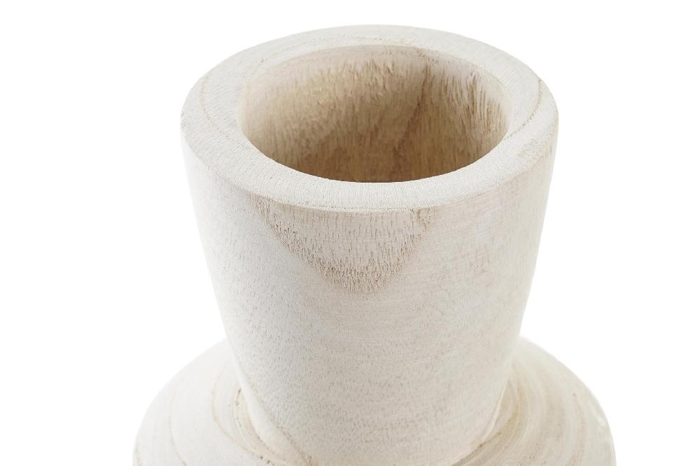 Dekodonia Jarron Paulownia 14x14x27 Natural Marron