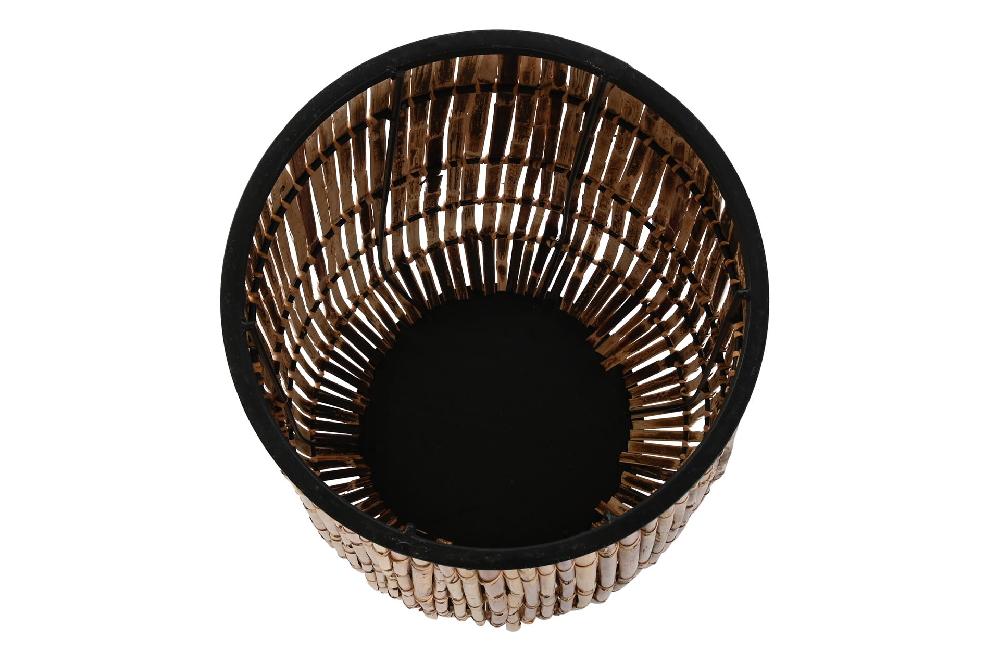 Dekodonia JARRÓN RATÁN Y METAL