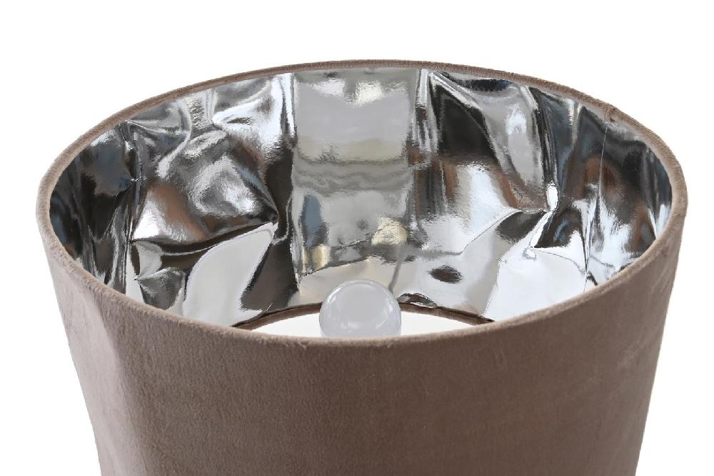 Dekodonia LÁMPARA SOBREMESA CERÁMICA MARRÓN