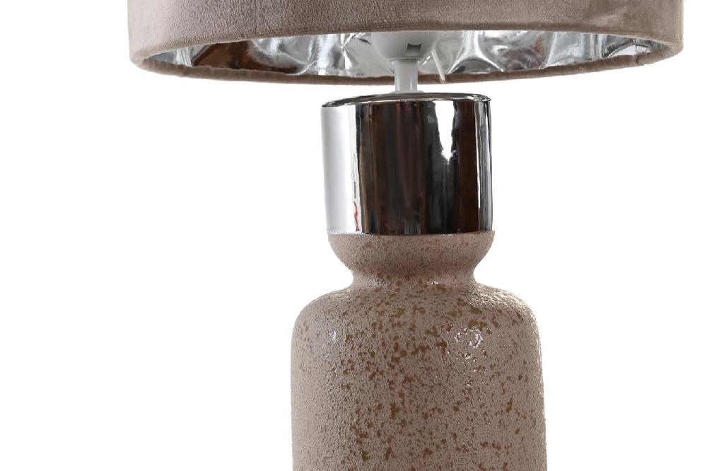 Dekodonia LÁMPARA SOBREMESA CERÁMICA MARRÓN