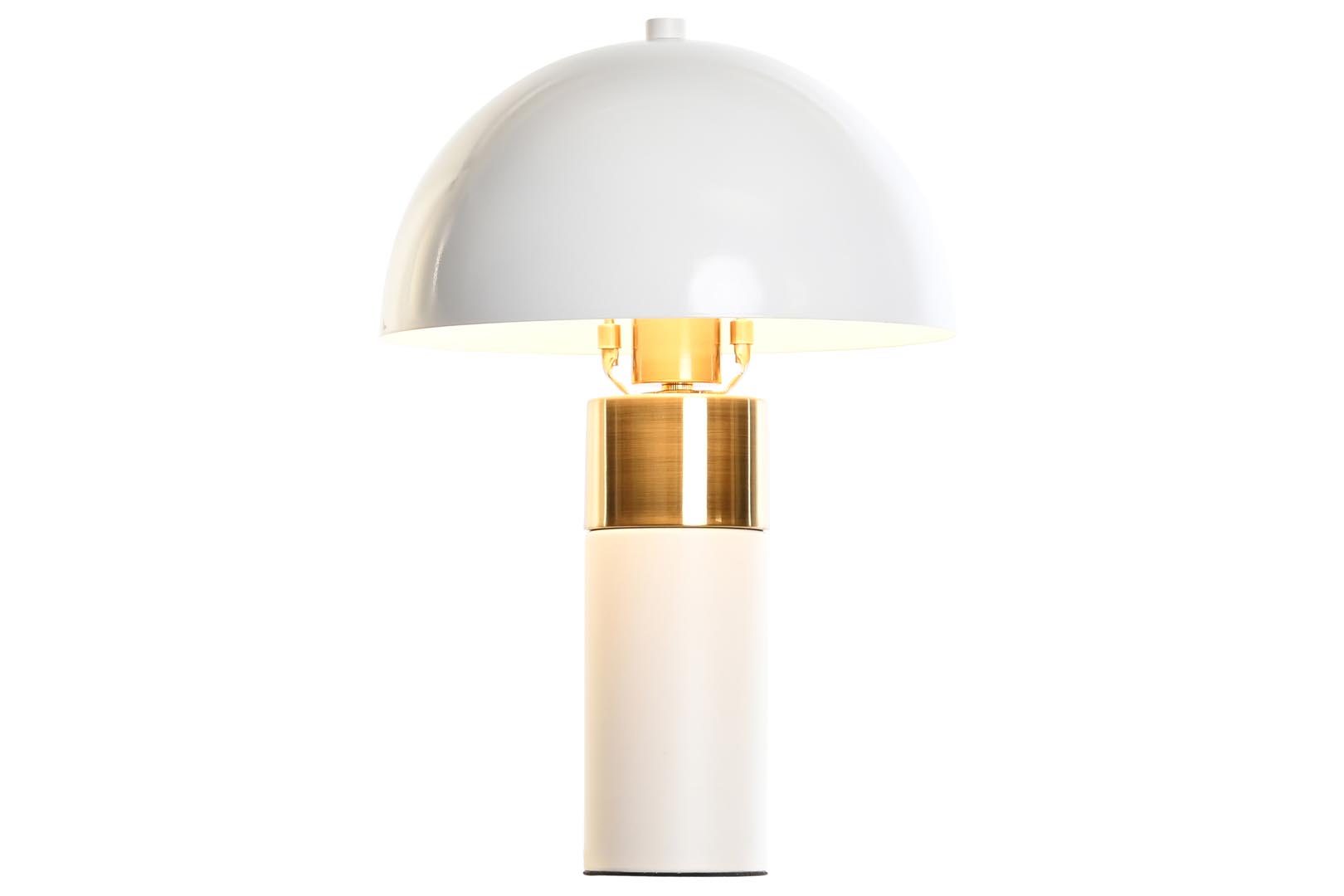 Dekodonia LÁMPARA SOBREMESA METAL BLANCA BAJA