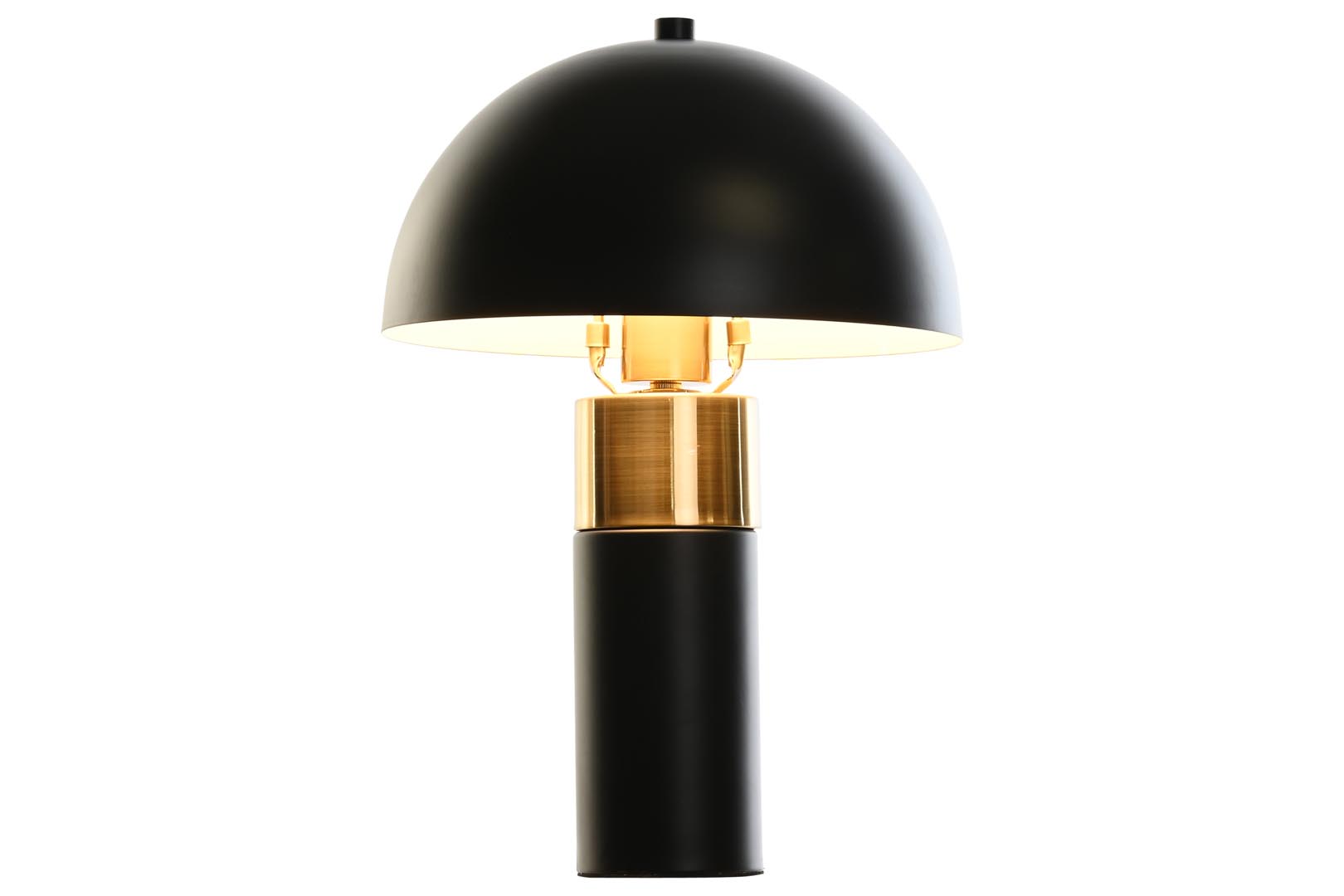 Dekodonia LÁMPARA SOBREMESA METAL NEGRA BAJA