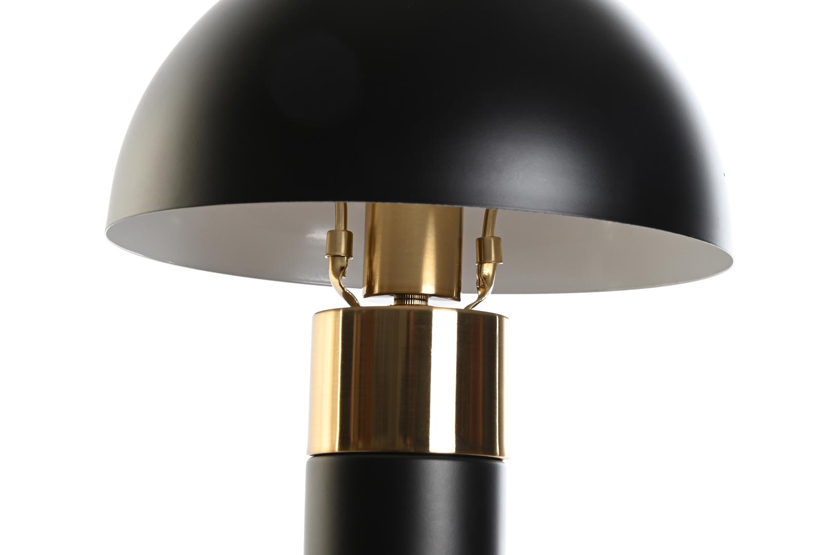 Dekodonia LÁMPARA SOBREMESA METAL NEGRA BAJA