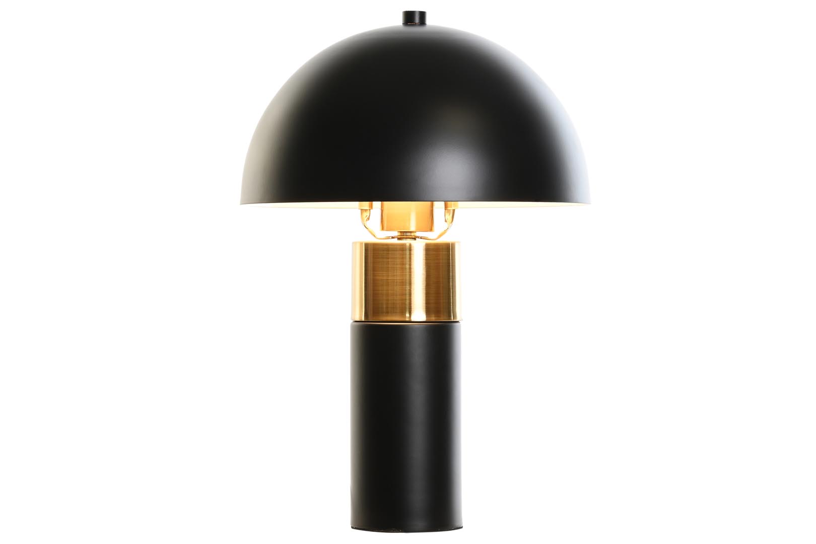 Dekodonia LÁMPARA SOBREMESA METAL NEGRA BAJA