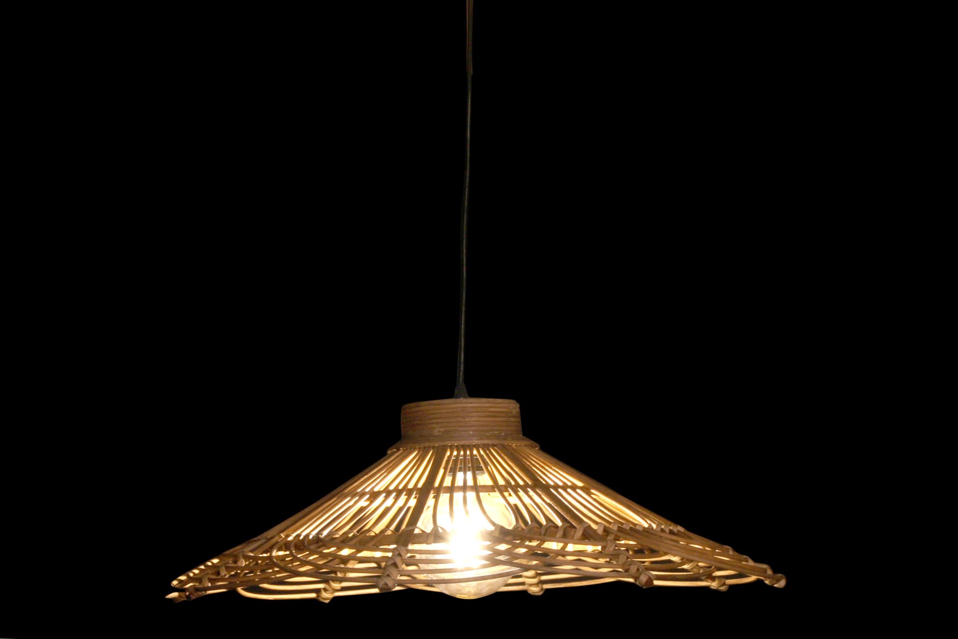 Dekodonia LÁMPARA TECHO RATÁN NATURAL