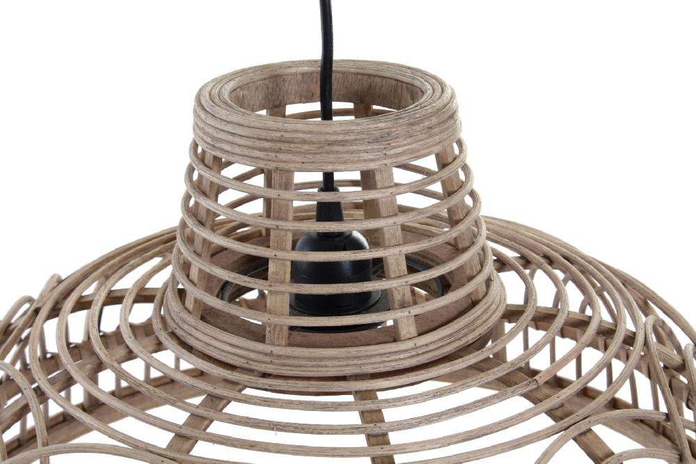 Dekodonia LÁMPARA TECHO RATÁN REDONDA