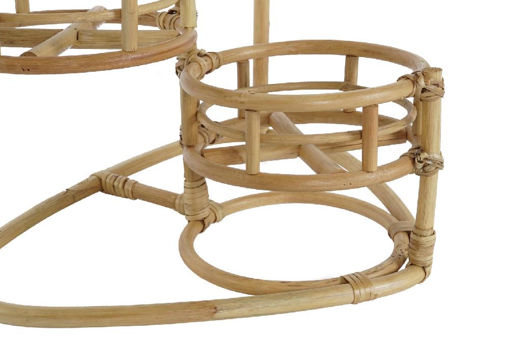 Dekodonia MACETERO RATÁN PARA TRES MACETAS