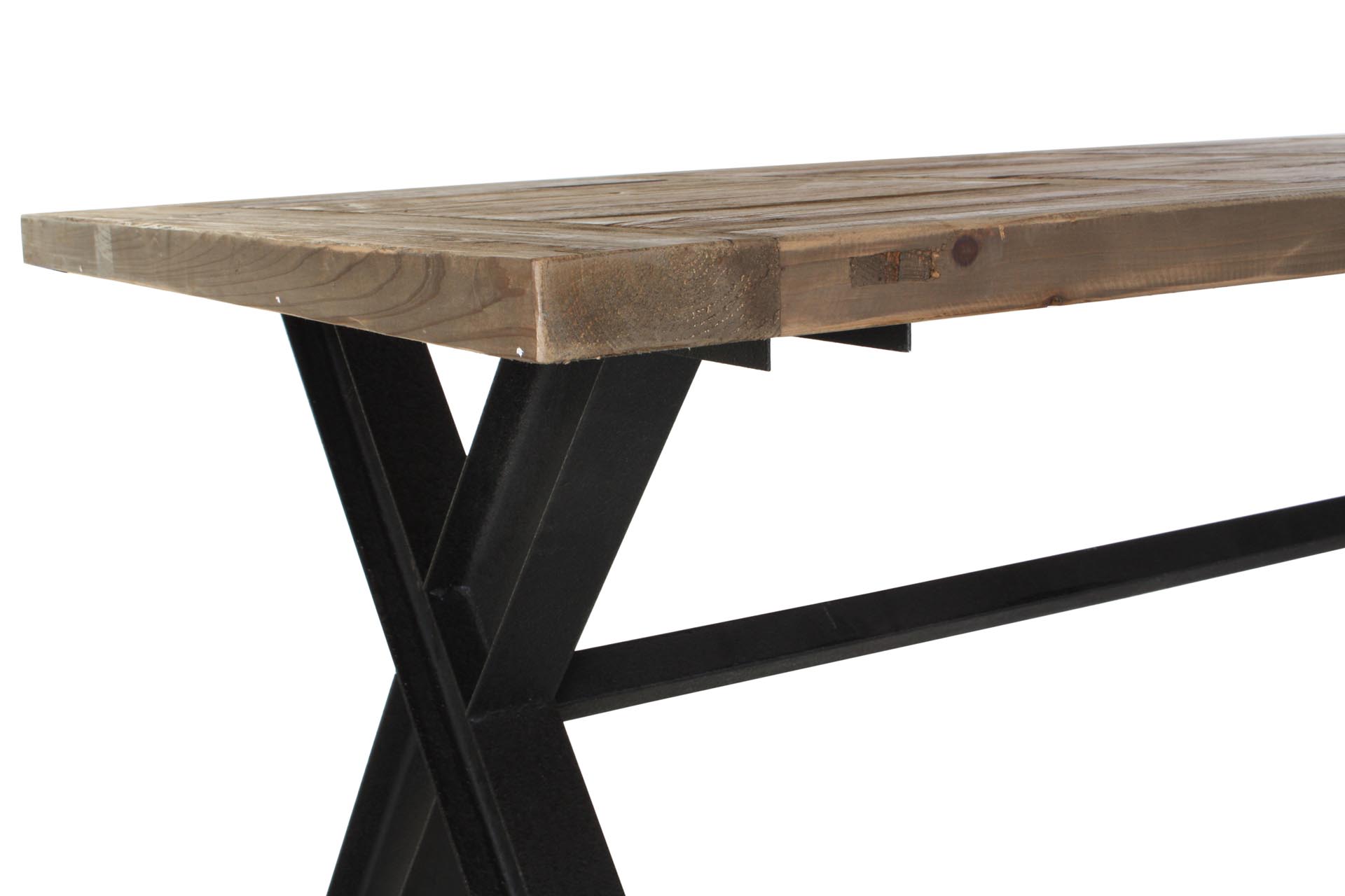 Dekodonia MESA MADERA RECICLADA Y METAL