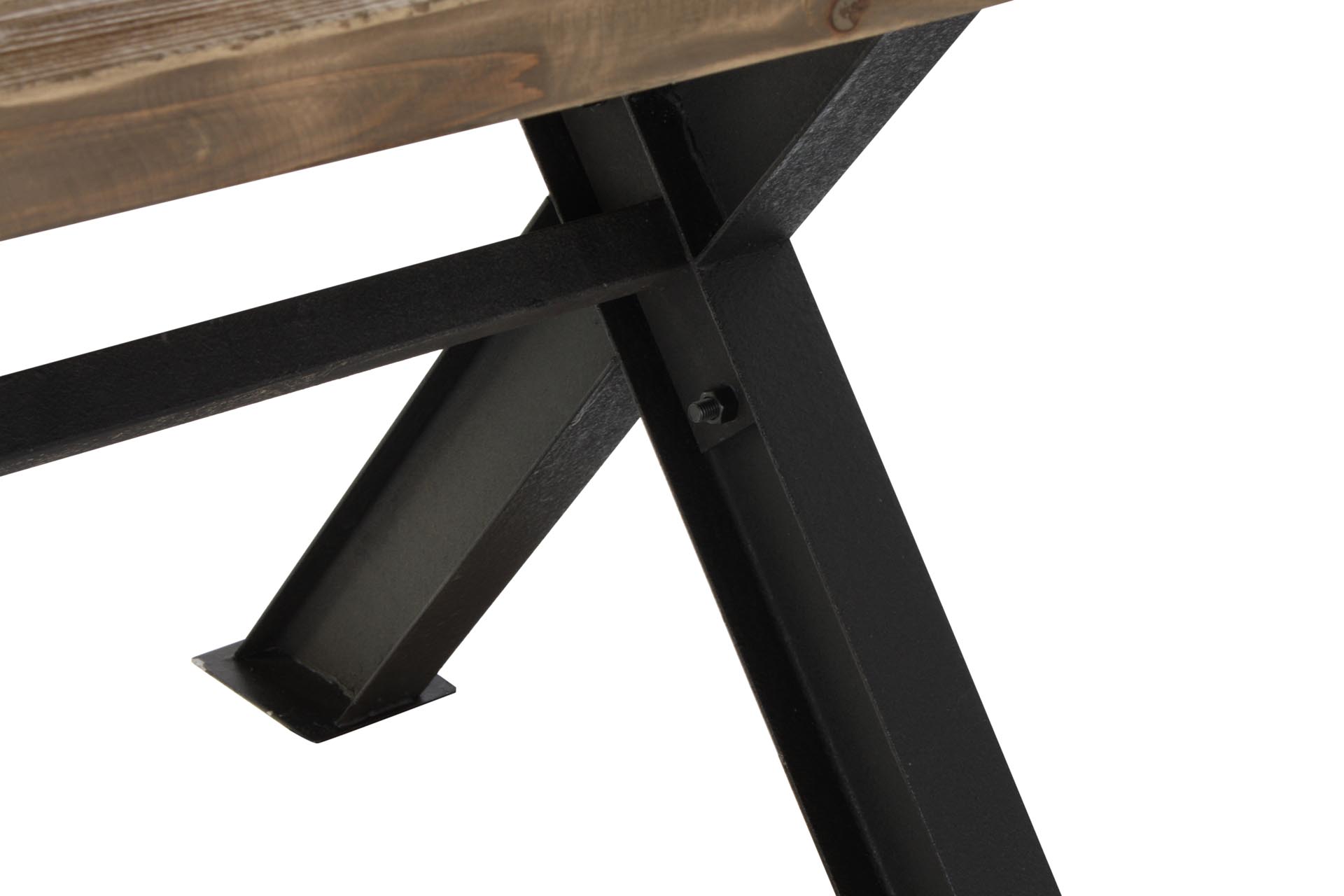 Dekodonia MESA MADERA RECICLADA Y METAL