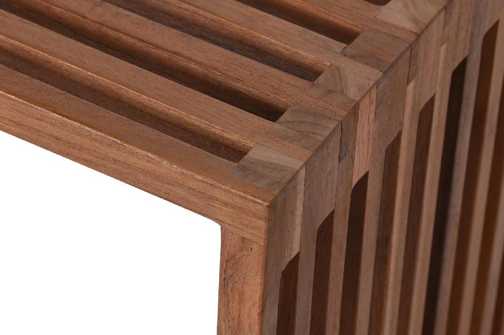 Dekodonia MESITA AUXILIAR TECA NATURAL TRIPLE