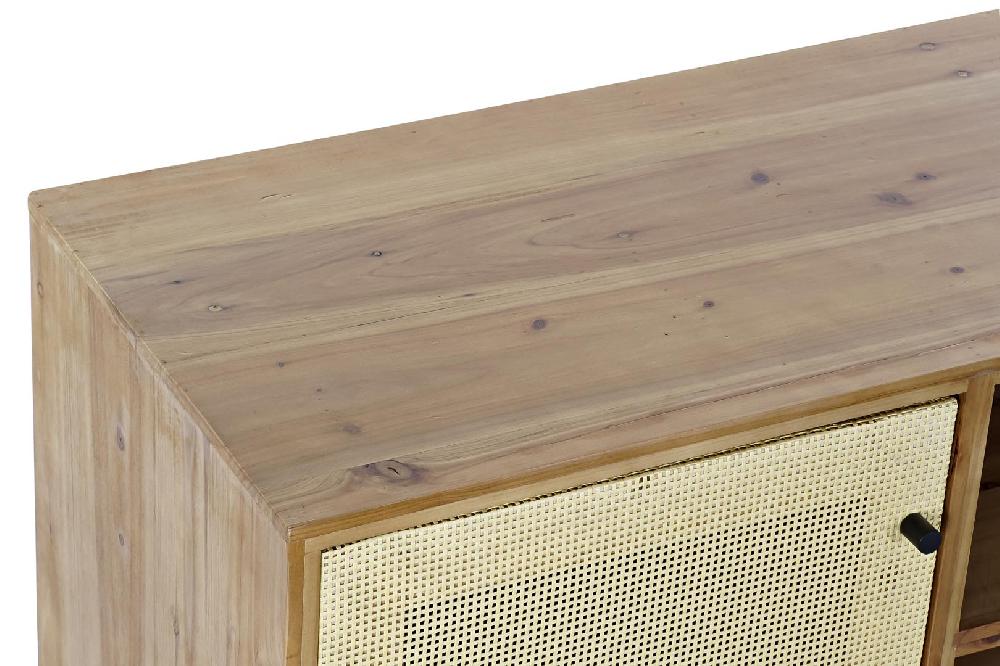 Dekodonia MUEBLE TV ABETO Y RATÁN