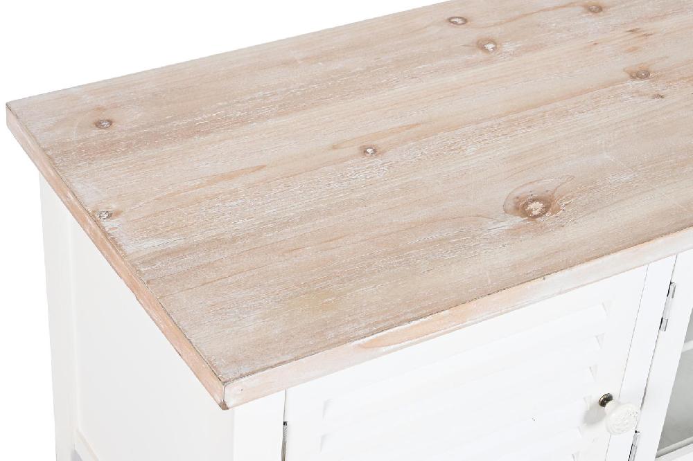 Dekodonia MUEBLE TV MADERA BLANCA