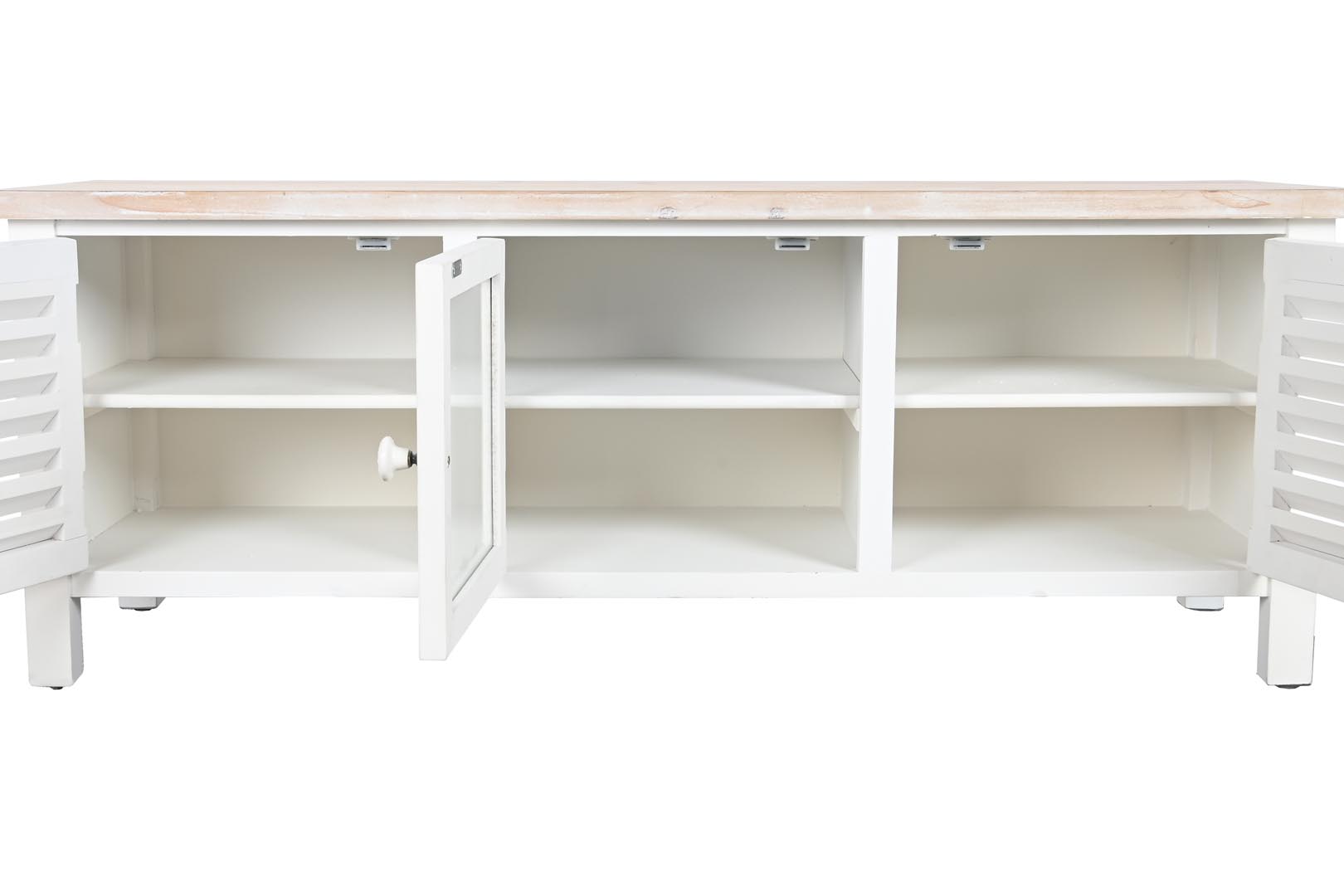 Dekodonia MUEBLE TV MADERA BLANCA
