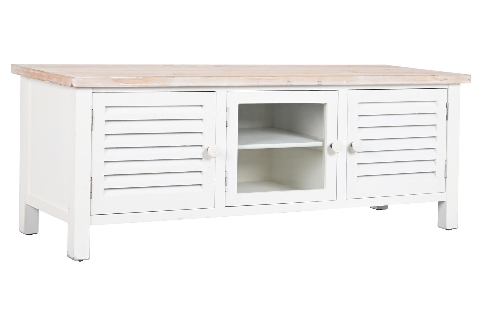 Dekodonia MUEBLE TV MADERA BLANCA