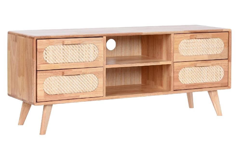 Dekodonia MUEBLE TV MADERA Y RATÁN