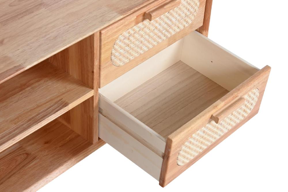 Dekodonia MUEBLE TV MADERA Y RATÁN