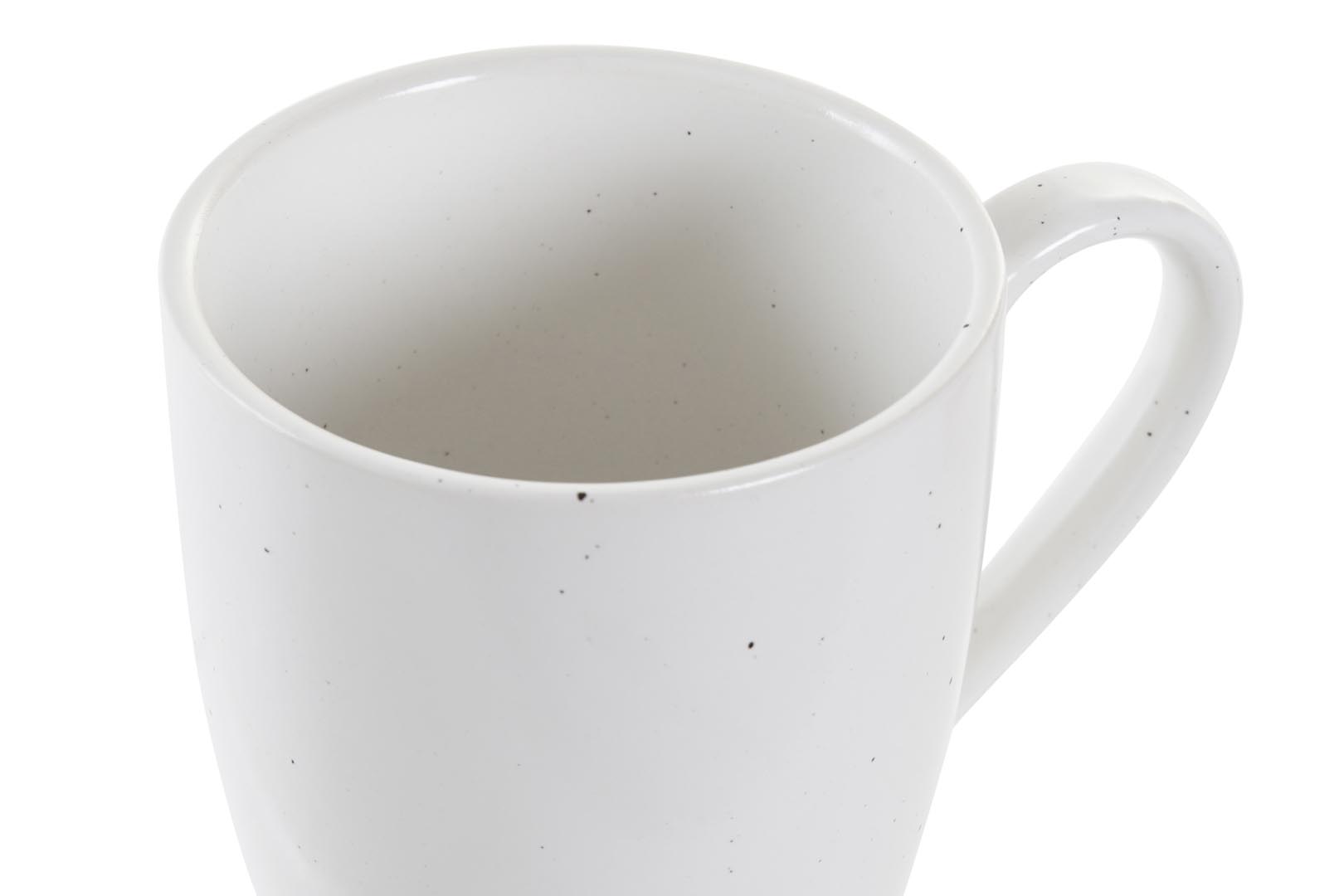 Dekodonia PACK CUATRO TAZAS CON COLGADOR BLANCO