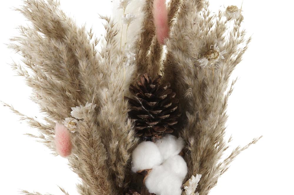 Dekodonia Pack De 2 Ramos Flor Seca 10x7x56 Marron