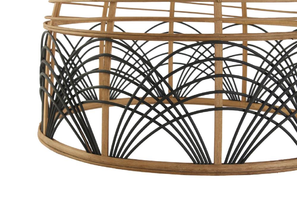 Dekodonia PACK DOS LÁMPARAS TECHO RATÁN