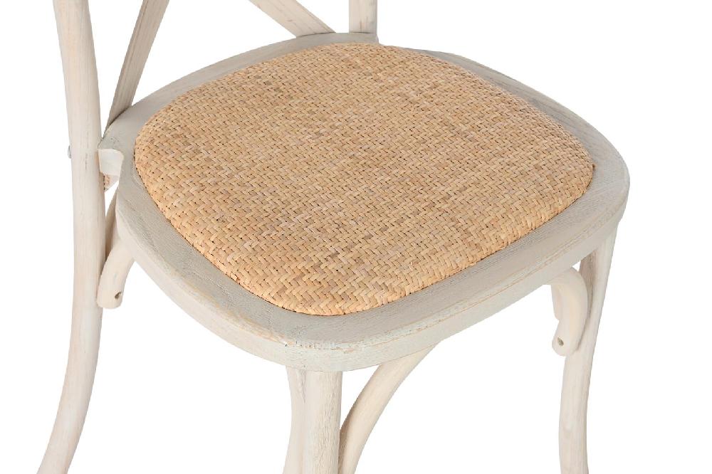 Dekodonia PACK DOS SILLAS MADERA Y RATÁN