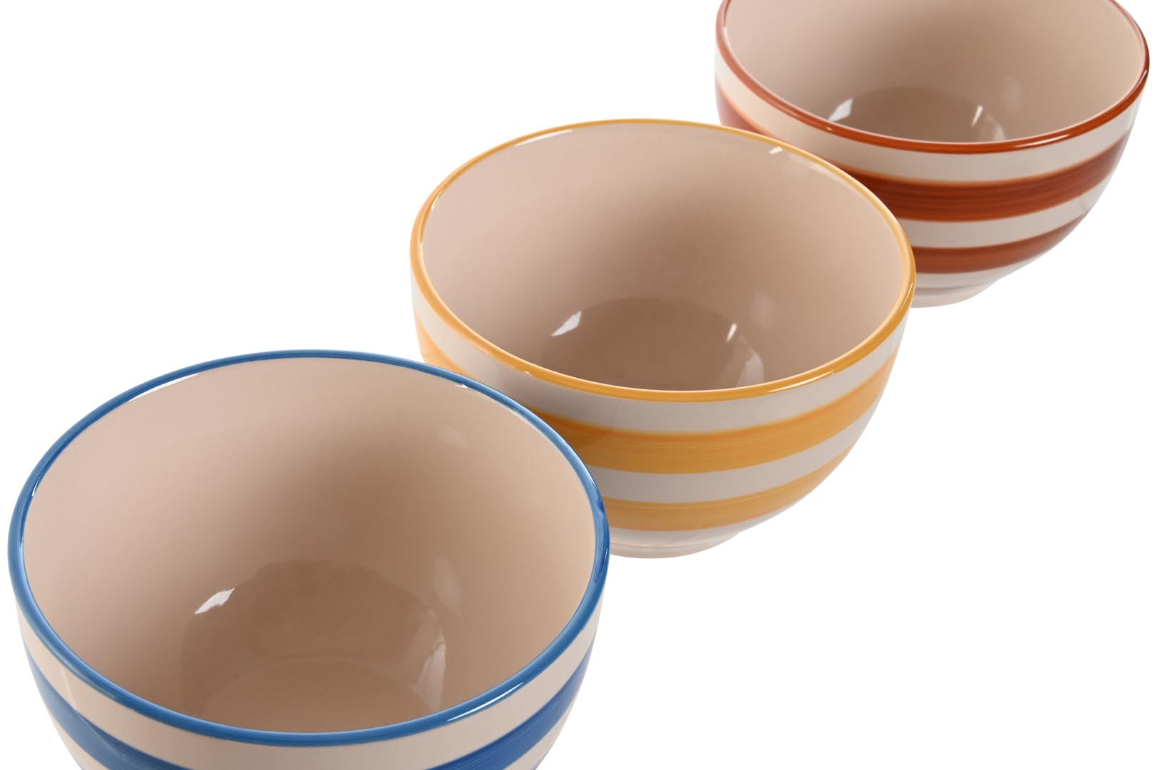 Dekodonia PACK SEIS BOWLS LOZA RAYAS