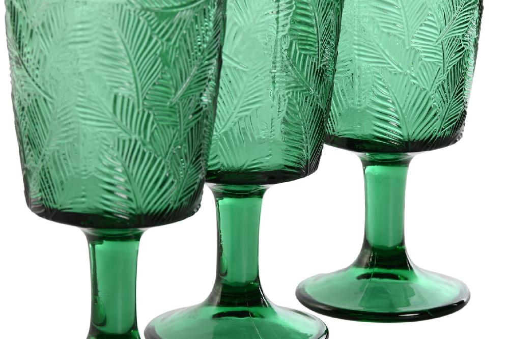 Dekodonia PACK SEIS COPAS HOJAS RELIEVE