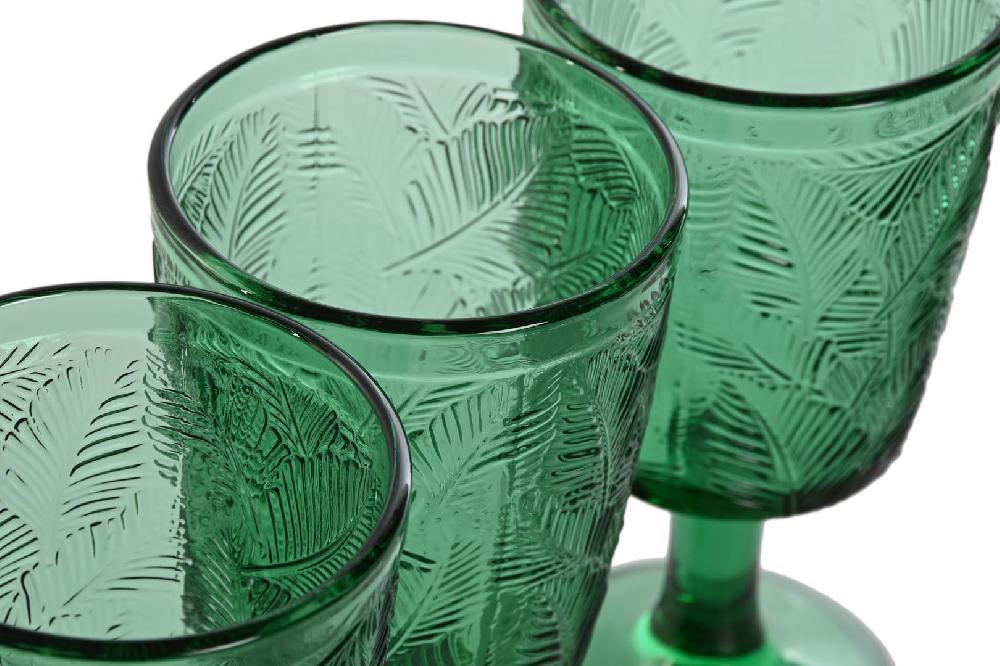 Dekodonia PACK SEIS COPAS HOJAS RELIEVE