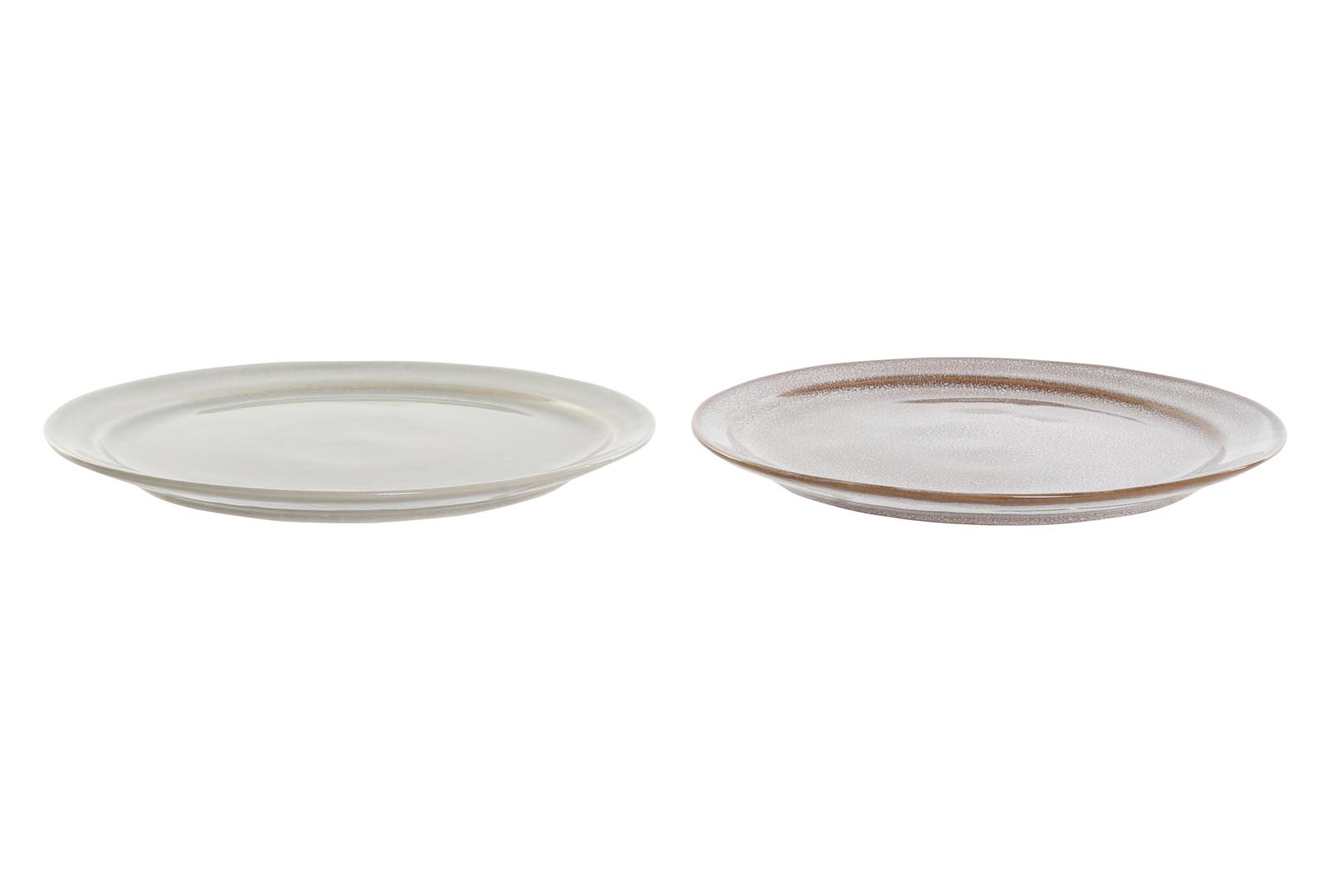 Dekodonia PACK SEIS PLATOS GRES ESMALTADO GRANDES