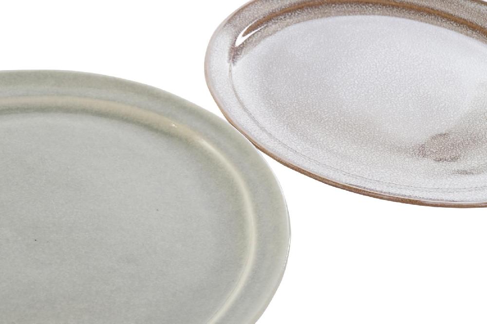 Dekodonia PACK SEIS PLATOS GRES ESMALTADO GRANDES