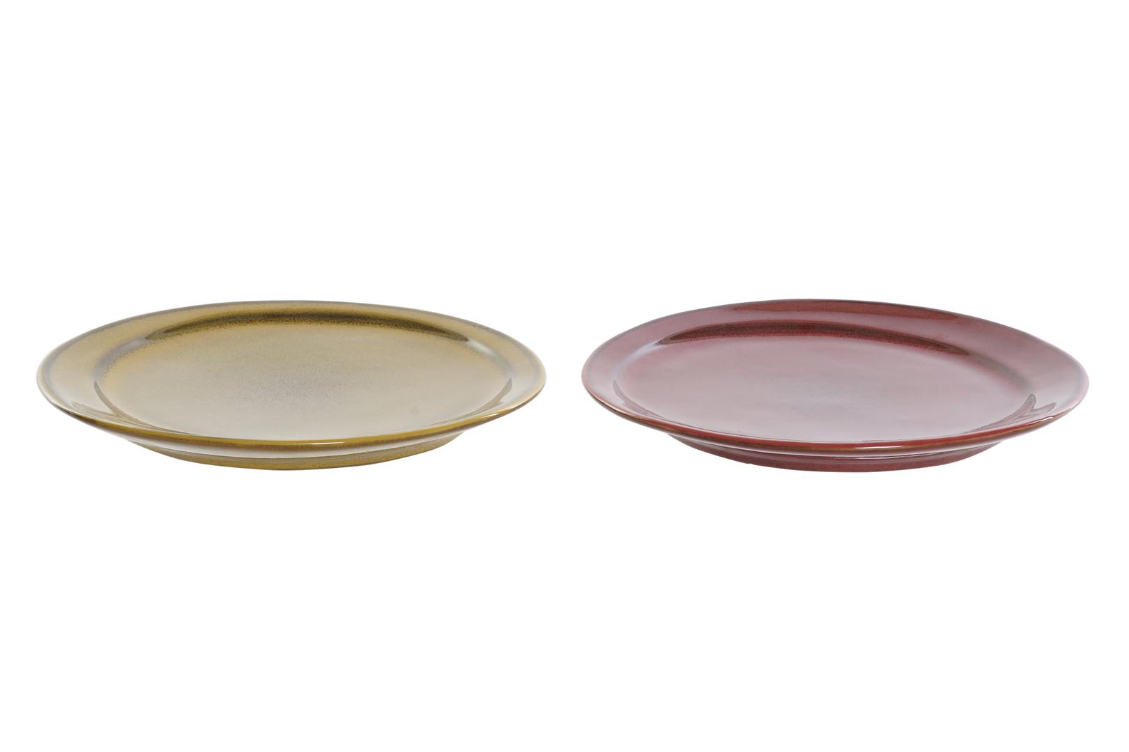 Dekodonia PACK SEIS PLATOS GRES ESMALTADO PEQUEÑOS