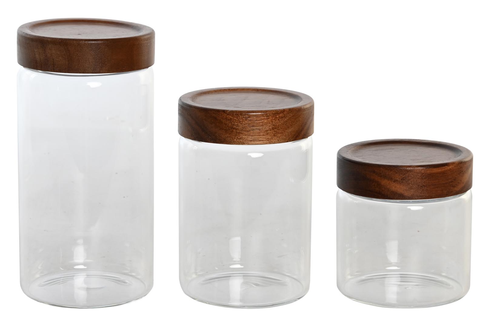 Dekodonia PACK TRES BOTES ACACIA Y CRISTAL