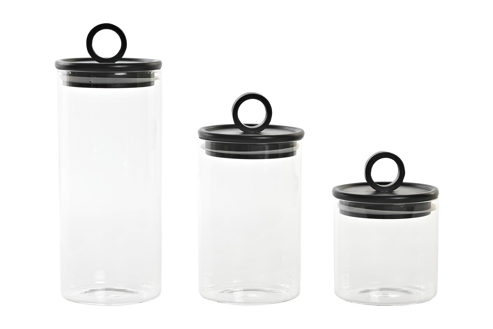 Dekodonia PACK TRES BOTES CON TAPA BAMBÚ