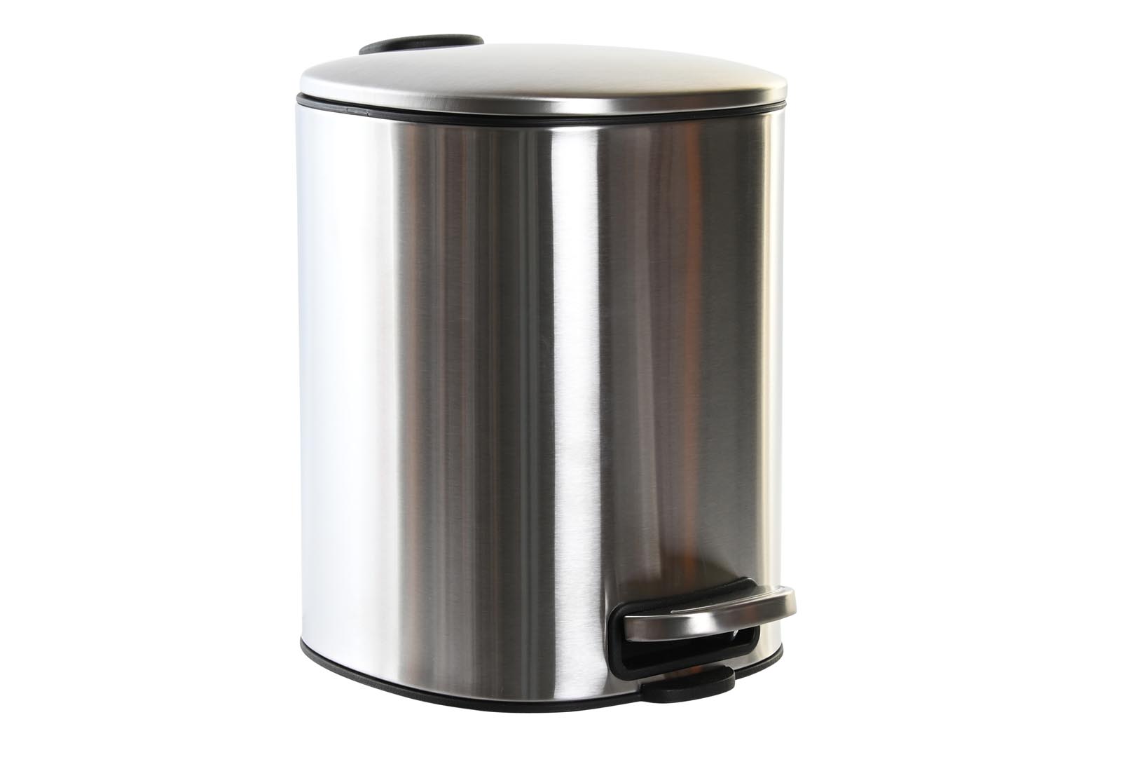 Dekodonia PAPELERA INOX PLATEADO 5L
