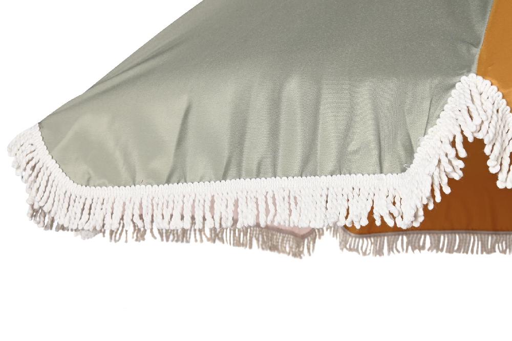 Dekodonia PARASOL ALUMINIO Y MADERA MULTICOLOR