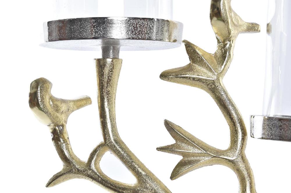 Dekodonia Portavela Aluminio Cristal Pajaritos