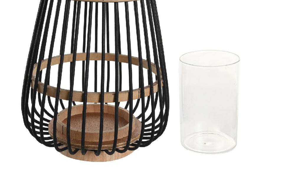 Dekodonia PORTAVELA BAMBÚ Y CRISTAL