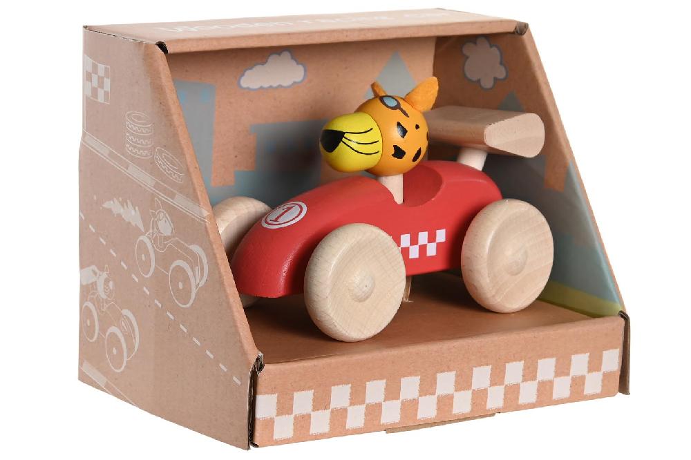 Dekodonia SET COCHES JUGUETE MADERA