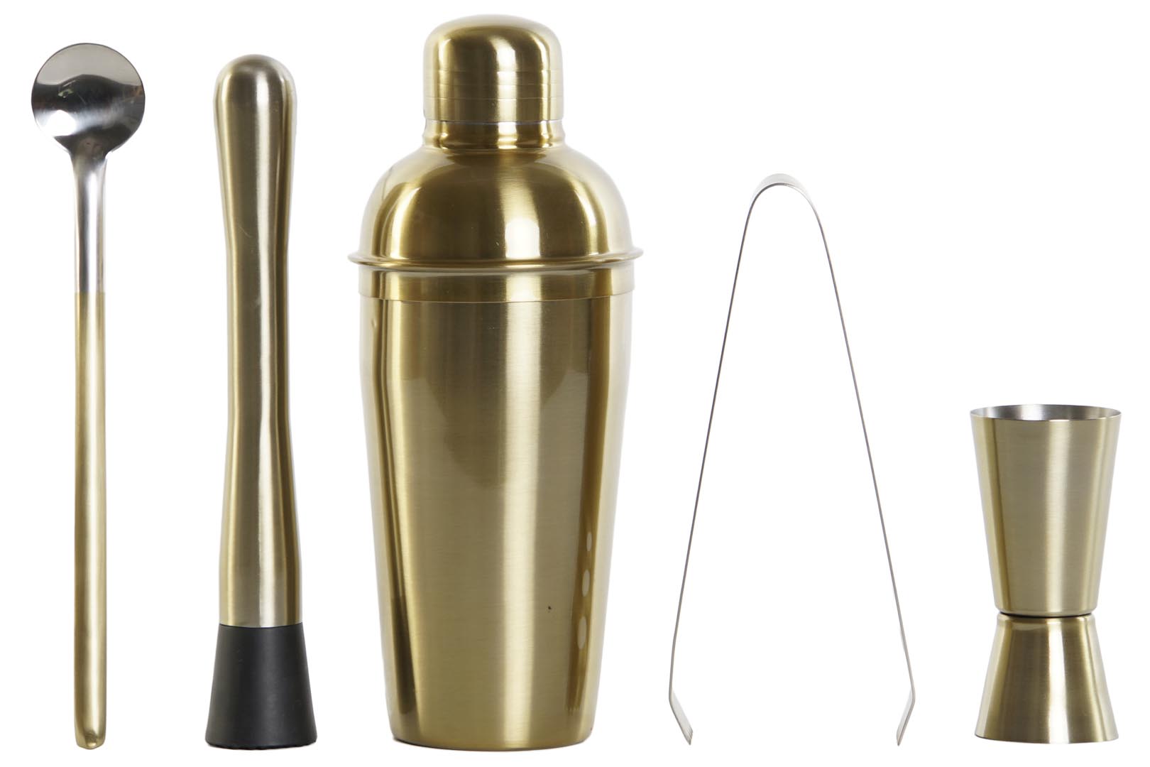 Dekodonia SET COCTELERÍA DORADO MATE