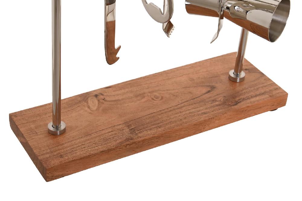 Dekodonia SET COCTELERÍA PLATEADO