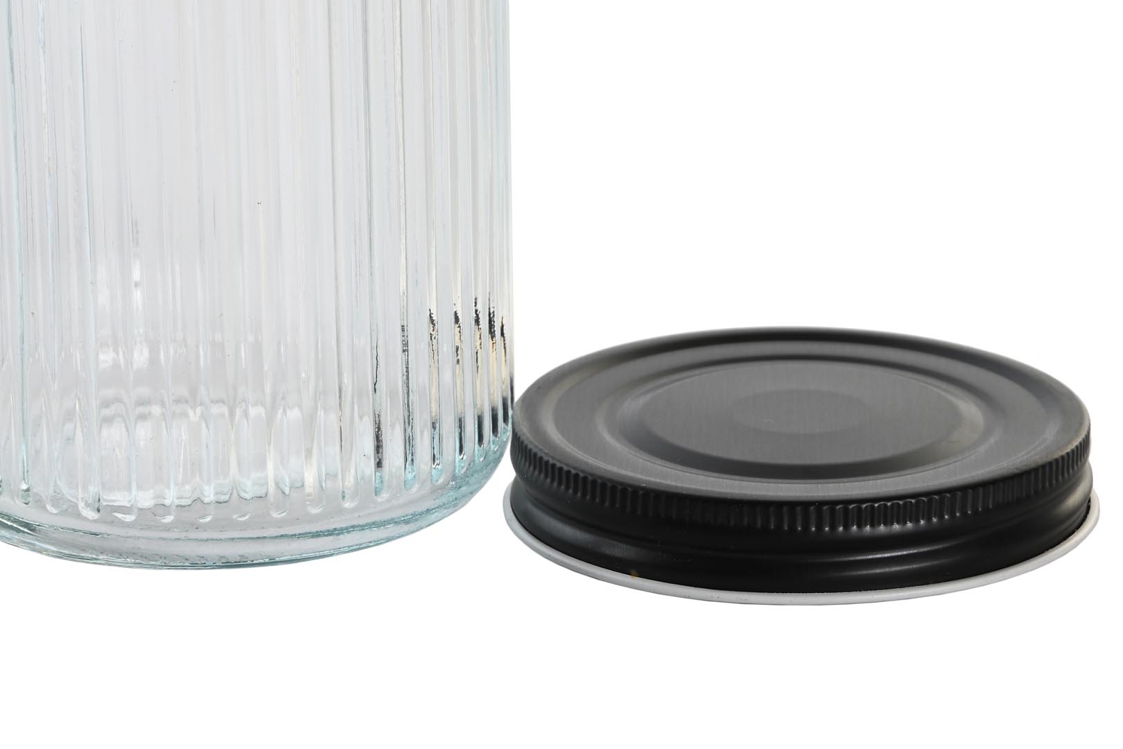 Dekodonia SET CUATRO BOTES TAPA METAL