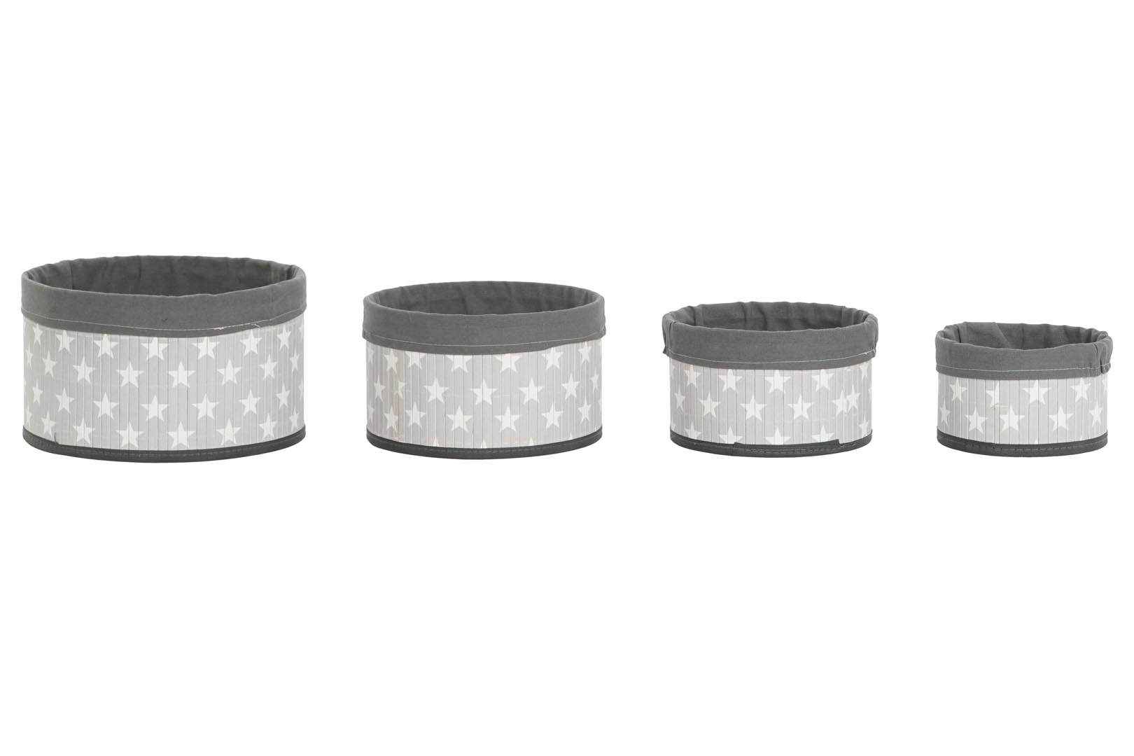 Dekodonia SET CUATRO CESTAS BAMBÚ