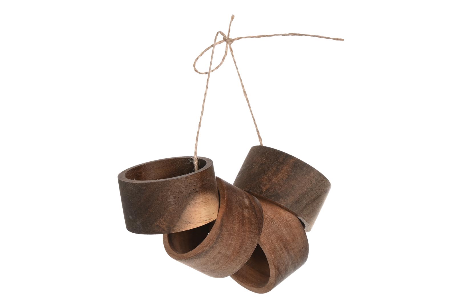 Dekodonia SET CUATRO SERVILLETEROS ACACIA