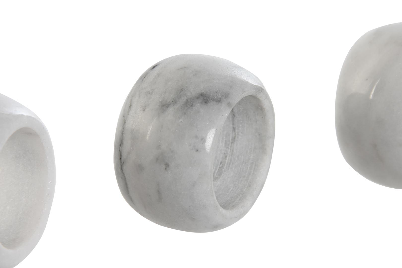 Dekodonia SET CUATRO SERVILLETEROS MÁRMOL