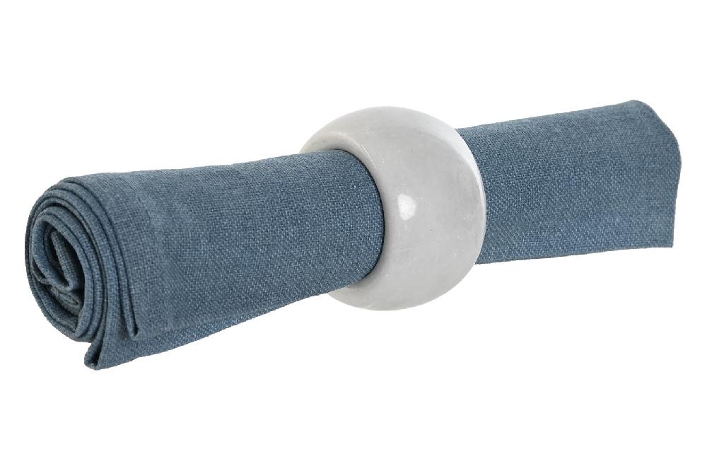 Dekodonia SET CUATRO SERVILLETEROS MÁRMOL